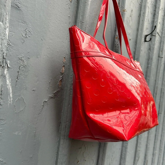 Kate Spade  Sophie Camellia Chilli Red Street Tote, 18”x11”x5.5” - Picture 4 of 14